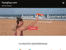 Tablet Screenshot of flyingtoyz.com